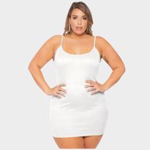 Vestido Anágua Segunda Pele Combinação Plus Size