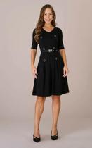 Vestido andreia tata martello preto Vestido andreia tata martello preto
