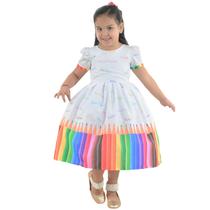 Vestido Aquarela Formatura ABC: Estampa com Nomes Personalizados Vestido Aquarela Formatura ABC: Estampa com Nomes Personalizados