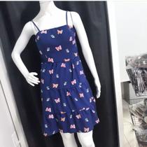 Vestido azul Borboleta Vestido azul Borboleta