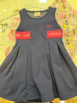 Vestido azul e rosa Vestido azul e rosa