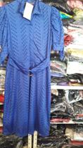 Vestido azul escuro