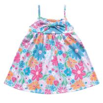 Vestido Azul Floral Laco Kiko E Kika