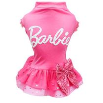 Vestido Barbie Pink 3D para cachorro