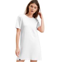 Vestido Básico Liso Manguinha Boston Malha Comfort