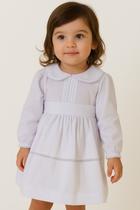 Vestido batizado e Daminha Manga Longa Luxo Bebê Papilloo Vestido batizado e Daminha Manga Longa Luxo Bebê Papilloo