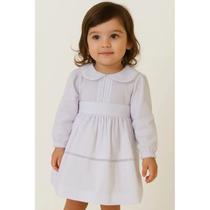 Vestido batizado e Daminha Manga Longa Luxo Bebê Papilloo Vestido batizado e Daminha Manga Longa Luxo Bebê Papilloo