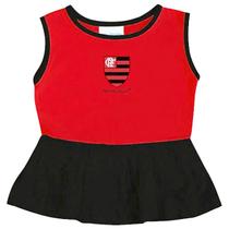 Vestido Bebê Alça larga Flamengo - 005B - Torcida Baby