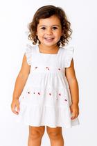 Vestido Bebê Algodão Batizado Reveillon Papilloo