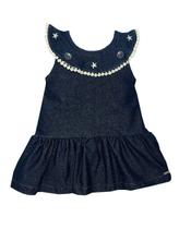 Vestido Bebê Blue Ocean Jeans Grow Up Vestido Bebê Blue Ocean Jeans Grow Up