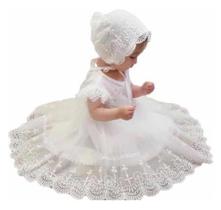 Vestido Bebê Branco Batizado Mandrião Batismo Casamento