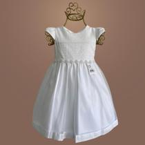 Vestido Bebê Cashmere - Look de Princesa com Acabamento Fino