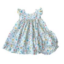 Vestido Bebê com Tiara e Calcinha 100 Algodão Mundo Nina Mundo Nina Kids