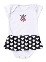 Vestido Bebê Corinthians Body Torcedora Berço Timão Oficial