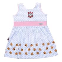Vestido Bebê Corinthians Ursinhos Oficial Vestido Bebê Corinthians Ursinhos Oficial