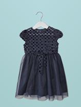 Vestido Bebê Devore Velvet - Elegância para Aniversário e Eventos Especiais