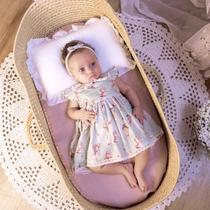 Vestido bebê e Infantil Fadas com Renda 100 Algodão Vestido bebê e Infantil Fadas com Renda 100 Algodão