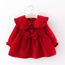 Vestido bebê encanto lacinho malha de algodão