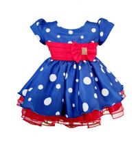 Vestido Bebê Galinha Pintadinha Vermelho Festa Aniversário