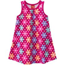 Vestido Bebê Kyly em meia malha, estampa floral.109606