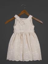 Vestido Bebê Laise Linen - Leve e Sofisticado para Passeios e Festas