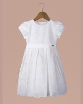 Vestido Bebê Laise Verano - Look Confortável para Batizado, Aniversários e Eventos