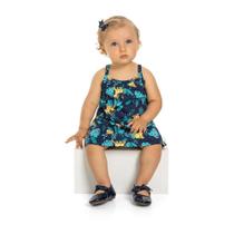 Vestido Bebê Malha Safari Bee Loop P Ao G Ref. 13883