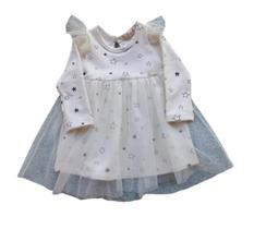 Vestido Bebê Manga Longa Infanti. Vestido Bebê Manga Longa Infanti.