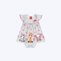 Vestido Bebê Menina Bichinhos Kyly 1001123 Vermelho