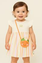 Vestido Bebê Menina com Bolsinha Papilloo