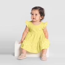 Vestido bebê menina de florzinhas Brandili Baby