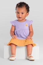 Vestido bebê menina de frutinha Brandili Baby -Lilás Vestido bebê menina de frutinha Brandili Baby -Lilás