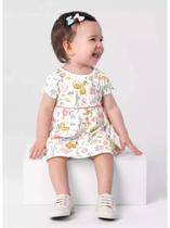 Vestido Bebê Menina Estampado Brandili
