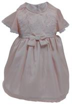 Vestido Bebê Menina Luxo Bordado Festa Paraiso Verão 13952