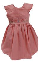 Vestido Bebê Menina Luxo Bordado Festa Verão Paraiso 15504