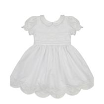 Vestido Bebê para Batizado Bordado Papilloo