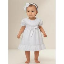 Vestido Bebê para Batizado Bordado Papilloo Vestido Bebê para Batizado Bordado Papilloo