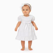 Vestido Bebê para Batizado Bordado Papilloo