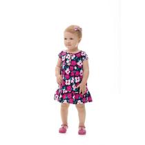 Vestido Bebê Pulla Bulla Flores Ref. 38108 Vestido Bebê Pulla Bulla Flores Ref. 38108