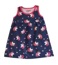 Vestido Bebê Regata em Meia Malha Duduka Vestido Bebê Regata em Meia Malha Duduka