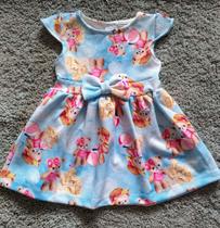 Vestido Bebê Regata Ursinhos na Praia Alekids