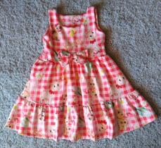 Vestido Bebê Regata Xadrez Fazendinha Alekids