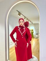 Vestido blazer gola de xaile GG Vestido blazer gola de xaile GG