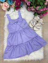 Vestido Blogueirinha Lilas para Crianças - Moda Verão Vestido Blogueirinha Lilas para Crianças - Moda Verão