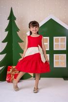 Vestido Blogueirinha Rafa Vermelho - Natal Clássico e Elegante Vestido Blogueirinha Rafa Vermelho - Natal Clássico e Elegante