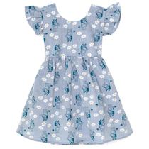 Vestido Bluey Floral Skater Chambray para meninas de 7 a 8 anos