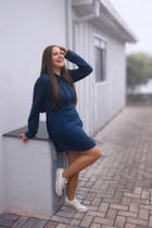 Vestido Blusão de Moletom Feminino Vestido Blusão de Moletom Feminino