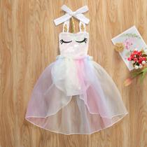 Vestido Body Bodies Bebê Princesa Unicórnio com Saia Tule