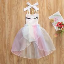 Vestido Body Bodies Bebê Princesa Unicórnio com Saia Tule
