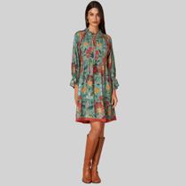 Vestido Boho Midi em Linho com Franjas Reserva Natural